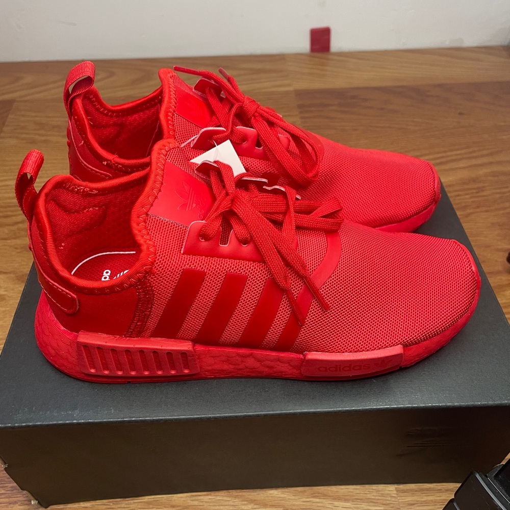 adidas Kids All-Red Athletic Sneakers
